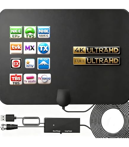 Amazon | 地デジ室内アンテナANー0002 AN-0002 | オーム（OHM